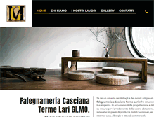 Tablet Screenshot of falegnameriagimo.com